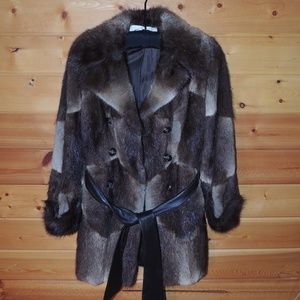 Country Sophisticates Genuine Fur Coat